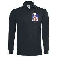 Polo épais manches longues "Heavymill" de marque B&C Vignette