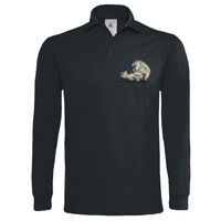 Polo épais manches longues "Heavymill" de marque B&C Vignette