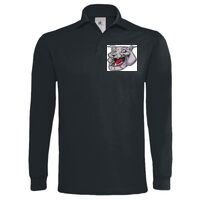 Polo épais manches longues "Heavymill" de marque B&C Vignette