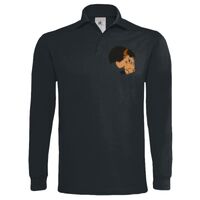 Polo épais manches longues "Heavymill" de marque B&C Vignette