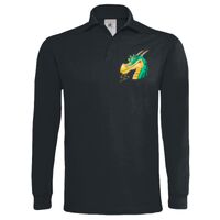 Polo épais manches longues "Heavymill" de marque B&C Vignette