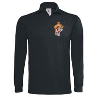 Polo épais manches longues "Heavymill" de marque B&C Vignette
