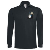 Polo épais manches longues "Heavymill" de marque B&C Vignette