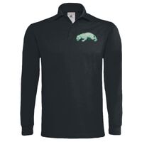 Polo épais manches longues "Heavymill" de marque B&C Vignette