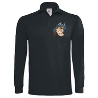 Polo épais manches longues "Heavymill" de marque B&C Vignette