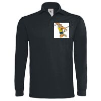 Polo épais manches longues "Heavymill" de marque B&C Vignette