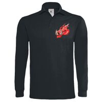 Polo épais manches longues "Heavymill" de marque B&C Vignette