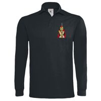 Polo épais manches longues "Heavymill" de marque B&C Vignette