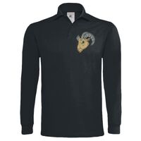 Polo épais manches longues "Heavymill" de marque B&C Vignette