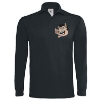 Polo épais manches longues "Heavymill" de marque B&C Vignette