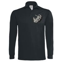 Polo épais manches longues "Heavymill" de marque B&C Vignette