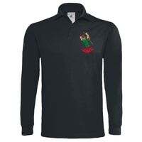 Polo épais manches longues "Heavymill" de marque B&C Vignette