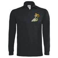 Polo épais manches longues "Heavymill" de marque B&C Vignette