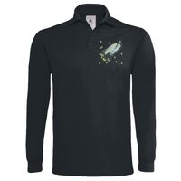 Polo épais manches longues "Heavymill" de marque B&C Vignette