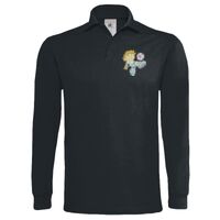 Polo épais manches longues "Heavymill" de marque B&C Vignette