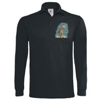 Polo épais manches longues "Heavymill" de marque B&C Vignette