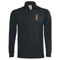 Polo épais manches longues "Heavymill" de marque B&C Vignette