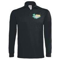 Polo épais manches longues "Heavymill" de marque B&C Vignette