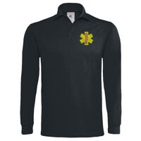 Polo épais manches longues "Heavymill" de marque B&C Vignette