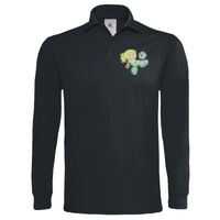 Polo épais manches longues "Heavymill" de marque B&C Vignette