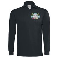 Polo épais manches longues "Heavymill" de marque B&C Vignette