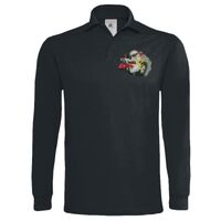 Polo épais manches longues "Heavymill" de marque B&C Vignette