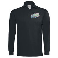 Polo épais manches longues "Heavymill" de marque B&C Vignette