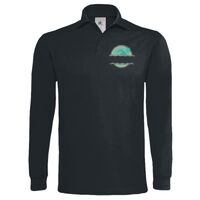 Polo épais manches longues "Heavymill" de marque B&C Vignette