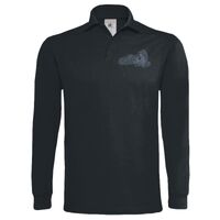 Polo épais manches longues "Heavymill" de marque B&C Vignette