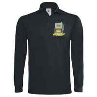 Polo épais manches longues "Heavymill" de marque B&C Vignette