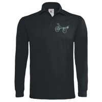 Polo épais manches longues "Heavymill" de marque B&C Vignette