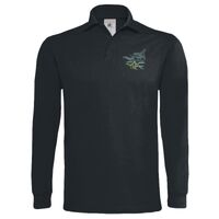 Polo épais manches longues "Heavymill" de marque B&C Vignette