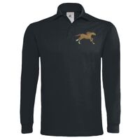 Polo épais manches longues "Heavymill" de marque B&C Vignette