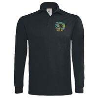 Polo épais manches longues "Heavymill" de marque B&C Vignette