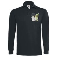 Polo épais manches longues "Heavymill" de marque B&C Vignette