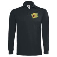 Polo épais manches longues "Heavymill" de marque B&C Vignette