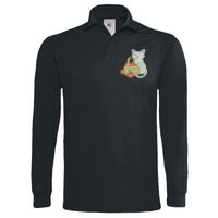 Polo épais manches longues "Heavymill" de marque B&C Vignette