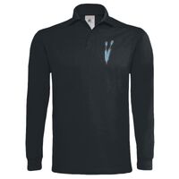 Polo épais manches longues "Heavymill" de marque B&C Vignette