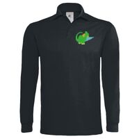 Polo épais manches longues "Heavymill" de marque B&C Vignette