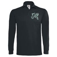 Polo épais manches longues "Heavymill" de marque B&C Vignette