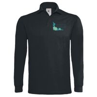 Polo épais manches longues "Heavymill" de marque B&C Vignette