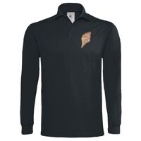 Polo épais manches longues "Heavymill" de marque B&C Vignette