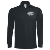 Polo épais manches longues "Heavymill" de marque B&C Vignette