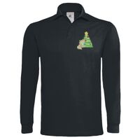 Polo épais manches longues "Heavymill" de marque B&C Vignette