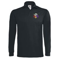 Polo épais manches longues "Heavymill" de marque B&C Vignette