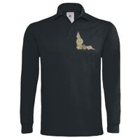 Polo épais manches longues "Heavymill" de marque B&C Vignette