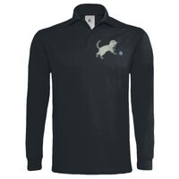 Polo épais manches longues "Heavymill" de marque B&C Vignette