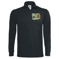 Polo épais manches longues "Heavymill" de marque B&C Vignette