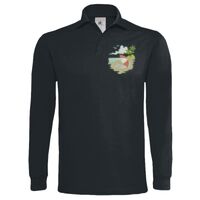 Polo épais manches longues "Heavymill" de marque B&C Vignette