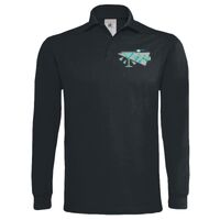 Polo épais manches longues "Heavymill" de marque B&C Vignette